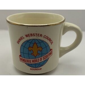 Vintage Boy Scouts of America BSA Collectible Coffee Cup‎ Mug Daniel Webster